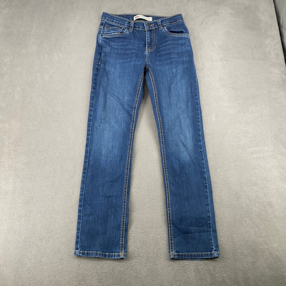 Levis Performance 511 Slim Jeans Boys 14 Reg Blue W27 L29 Stretch Denim 8186-M2J